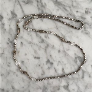 Banana republic seed bead necklace